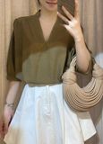  Cali Shirt - Áo Sơ Mi Tay Lửng E78 