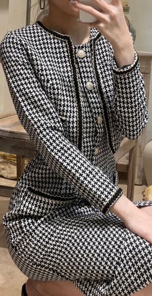  Áo khoác tweed A01 A02 