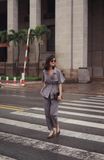  Blazer 2 cúc xếp ly eo A257 A258 