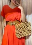  Laila Dress - Đầm maxi , cánh dơi nhấn eo - các màu PO01 