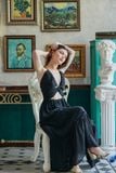  Jessica Dress - Đầm maxi cổ yếm , 2 dây chéo ngực D723 