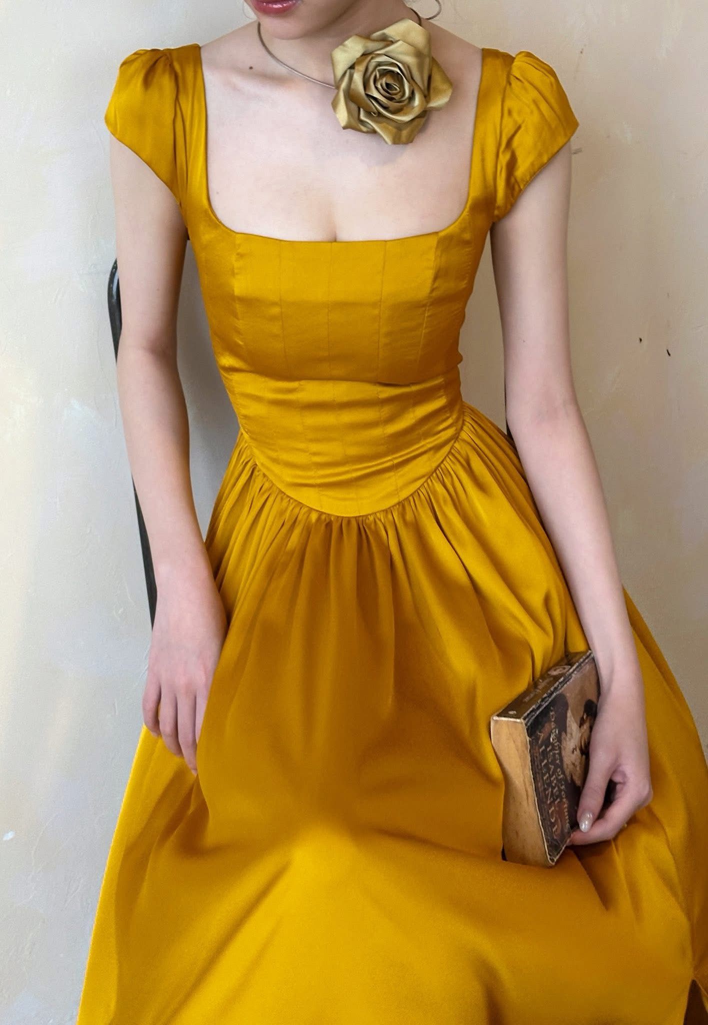  Adela Dress - Đầm Corset Cổ Điển Tay Hến V21 