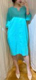  Đầm Linen Suông Tay Dài 