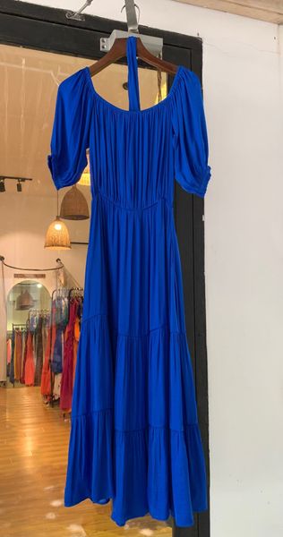  Đầm Trễ Vai Lụa - V03 