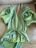  Helena Dress - Đầm Hoa Hồng Tay Phồng Q1013 