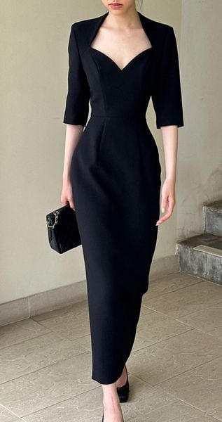  Valeria Dress - Đầm Thiết Kế Tay Lửng D0135 