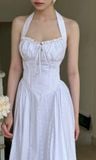  Bianca Dress - Đầm Corset Cổ Yếm D0725 