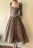 Sally Dress - Đầm Corset Ren Cổ Điển L1016 