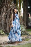  Iris Maxi Dress - Đầm Cổ Yếm Loang Màu Dáng Suông - D936 
