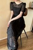  Olivia Lace Dress - Đầm Ren Tay Ngắn D1020 