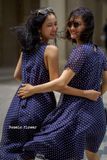  Charli Dress - Đầm midi voan chấm bi tay ngắn D176 