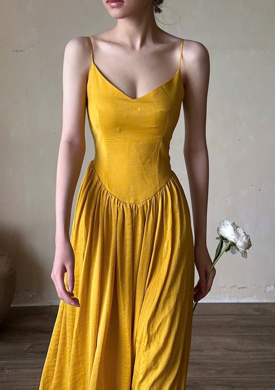  Sophia Dress - Đầm Corset Dáng Dài D1017 