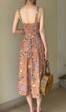 Floris Dress - Đầm Linen 2 Dây L43 
