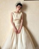  Claudette Dress - Đầm Thiết Kế Vintage QE001 