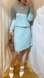  Kaly Set - Set Áo Khoác Và Chân Váy Tweed 