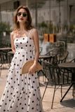  Polka dot 2 string maxi dress - Đầm chấm bi 2 dây D250 
