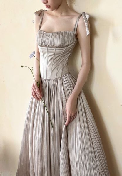  Delilah Dress - Đầm Corset Dập Ly D0130 