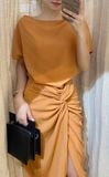  Mary Set - Set Áo Và Chân Váy Xoắn Eo L03 