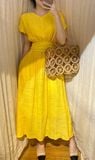  Laila Dress - Đầm maxi , cánh dơi nhấn eo - các màu PO01 