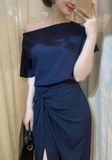  Mary Set - Set Áo Và Chân Váy Xoắn Eo L03 