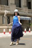  Feather Dress - Đầm Maxi Cổ Yếm Chuyển Màu D934 