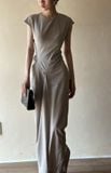  Ceré Dress - Đầm Cổ Tròn Tay Ngắn D1005 