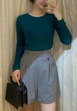  Áo Thun Tay Dài Basic 