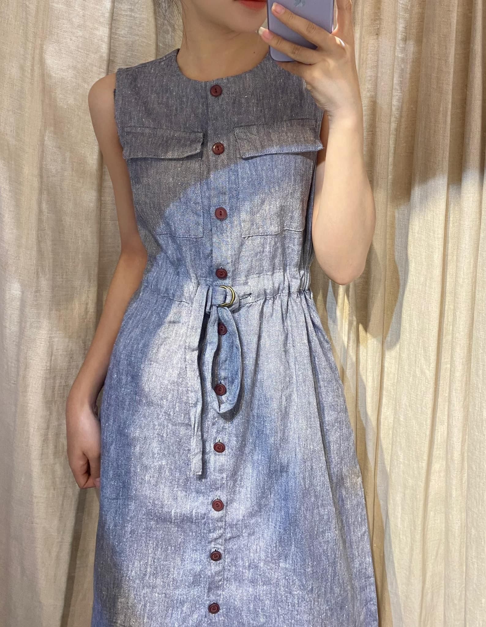  Đầm Jean suông D167 D168 