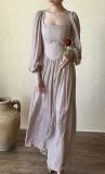  Cinderella Dress - Đầm Corset Cổ Điển Tay Phồng DR0124 