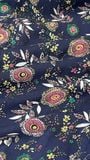  Eleanor Dress - Đầm voan tay dài in Hoa D03 