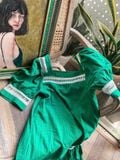  Đầm suông ren tay ngắn - D681 