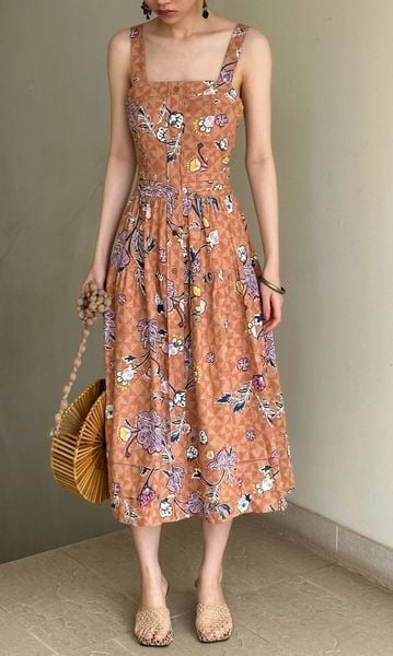  Floris Dress - Đầm Linen 2 Dây L43 