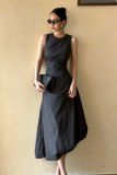  Ernesta Dress - Đầm Sát Nách Nhún Eo 