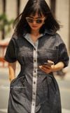  Jasmine Dress - Đầm sơ mi nhấn eo có túi D570 