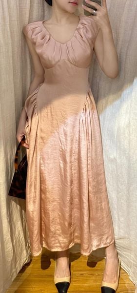  Aurora Dress - Đầm Lụa tay chờm E62 