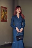  Elia Dress - Đầm Đuôi Cá Cổ Vest Thanh Lịch D011 