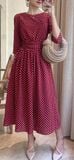  Kanie Dress - Đầm Tay Lỡ Nhấn Eo E93 