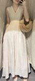  Ela Dress - Đầm Midi Cổ V Xếp Ly V09 