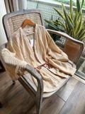  Nora embroideried kimono shirt - Áo Khoác Tơ Thêu Tay 