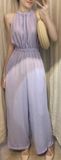  Lavender jumpsuit_ Jump yếm cột cổ - Tím D683 