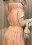  Dory Dress - Đầm Xếp Ly Ngực Có Tay E17 