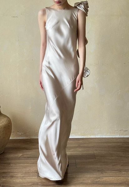  Lassy Dress - Đầm Lụa Thiết Kế Dáng Dài D0141 