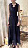  Ela Dress - Đầm Midi Cổ V Xếp Ly V09 
