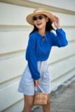  Monica Shirt  -  Áo sơ mi nơ cổ A255 