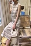  Kalia Dress - Đầm sát nách linen D985 