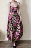  Brigitte Dress - Đầm Corset Hoa Hồng D0129 