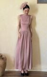  Claudette Dress - Đầm Thiết Kế Vintage QE001 