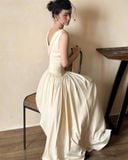  Claudette Dress - Đầm Thiết Kế Vintage QE001 