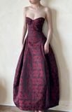  Brigitte Dress - Đầm Corset Hoa Hồng D0129 