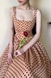  Elizabeth Dress - Đầm Corset Cổ Điển Hai Dây D0124 